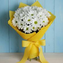 Букет Застенчивые лепестки в Темнолесской Букет цветов из: Хризантемы в Темнолесской
