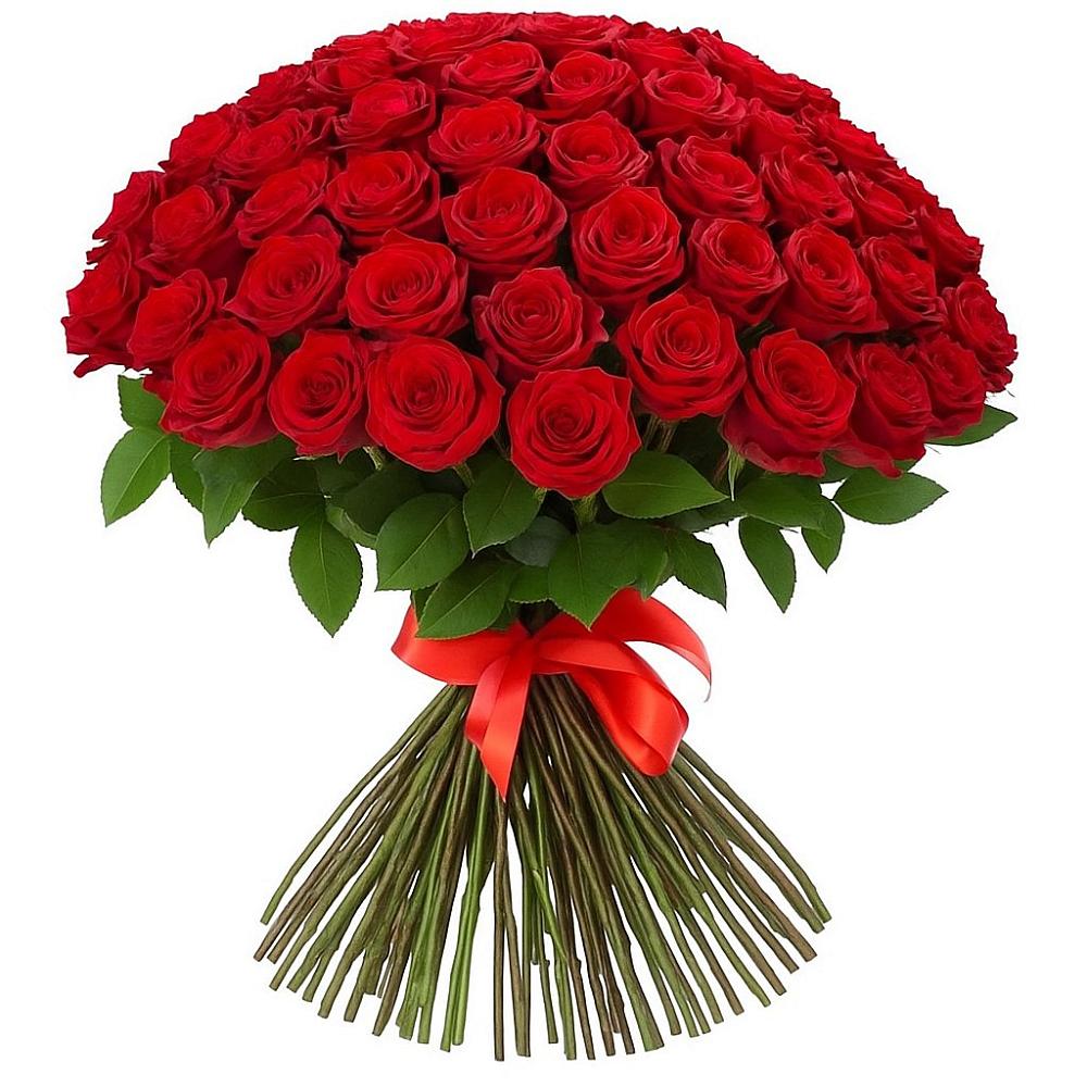 Красные розы Блэк Меджик в Темнолесской Букет Красные розы Блэк Меджик в Темнолесской