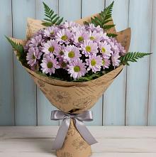 Букет цветов из:  Хризантемы в Темнолесской