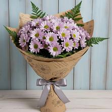 Букет цветов из:  Хризантемы в Темнолесской