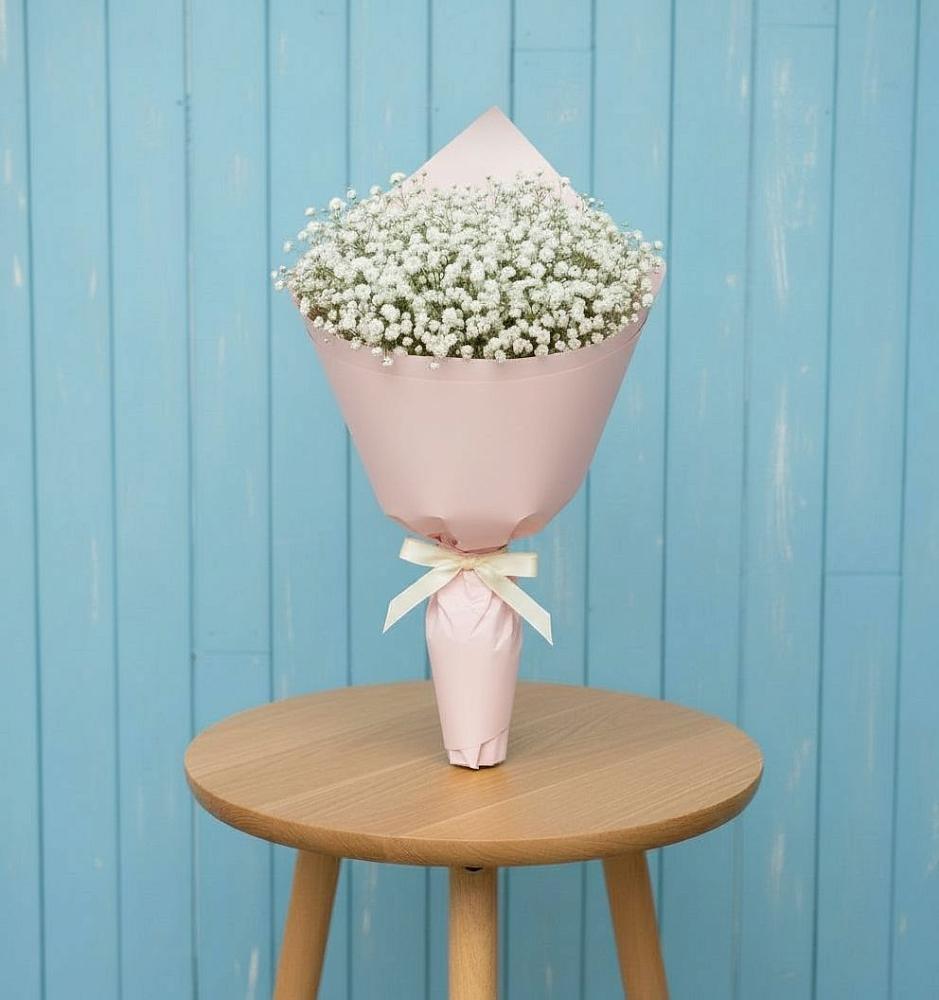 Букет Воздушное настроение в Темнолесской Букет цветов из: Гипсофила в Темнолесской