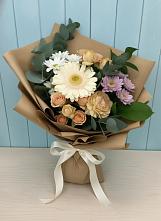 Букет цветов из:  Герберы и Хризантемы в Темнолесской