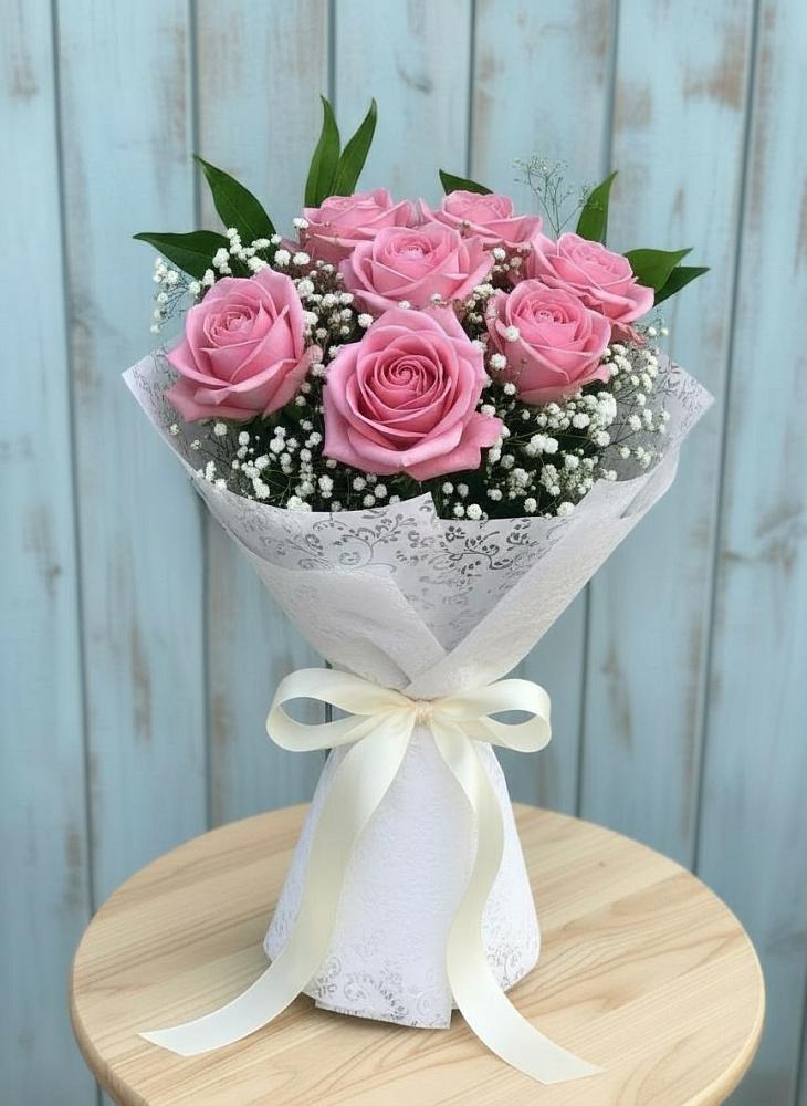 Букет шик блеск в Темнолесской Букет цветов из: Розы в Темнолесской