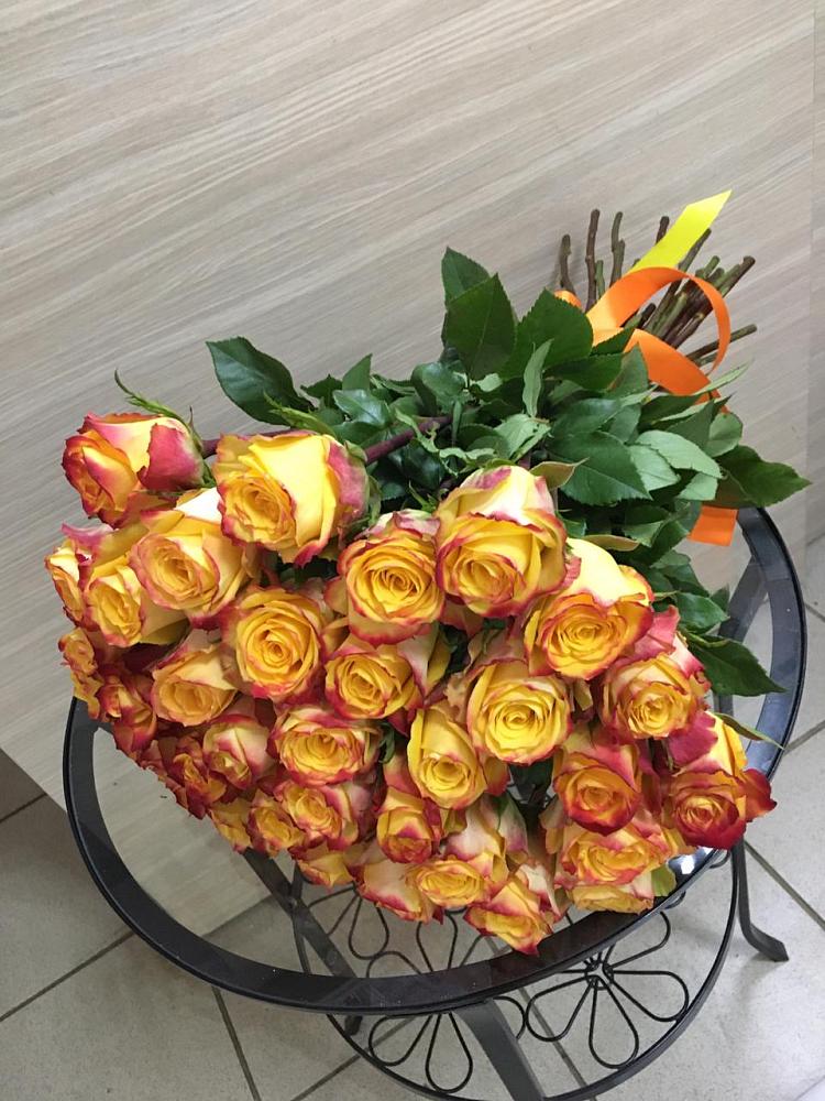 Букет Желтые розы в Темнолесской