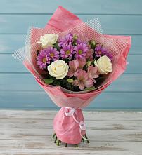 Букет цветов из:  Герберы в Темнолесской