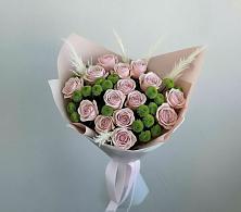 Букет цветов из:  Розы и Хризантемы в Темнолесской