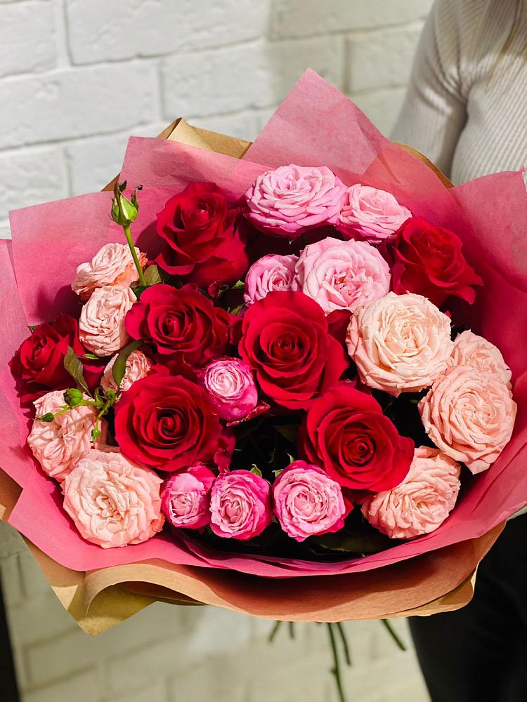 Букет цветов из: Розы в Темнолесской