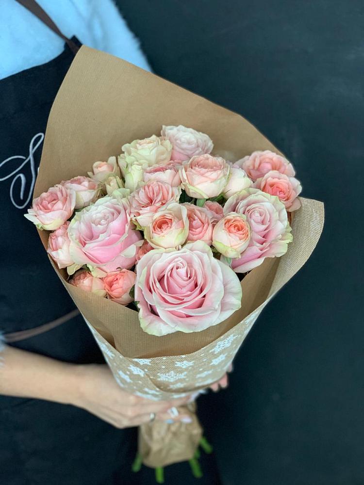 Букет цветов из: Хризантемы и Розы в Темнолесской