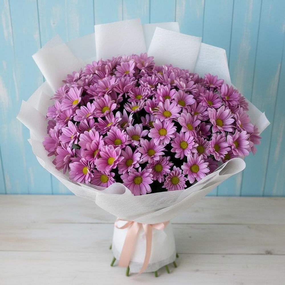Букет цветов из: Хризантемы в Темнолесской