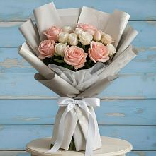 Букет цветов из:  Розы в Темнолесской