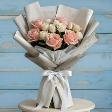 Букет цветов из:  Розы в Темнолесской