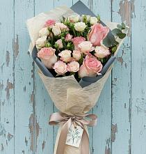 Букет цветов из:  Розы в Темнолесской