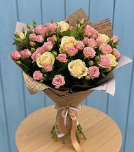 Букет цветов из:  Розы в Темнолесской