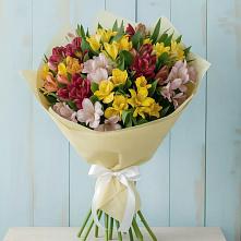 Букет цветов из:  Альстромерии в Темнолесской