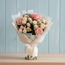 Букет цветов из:  Розы в Темнолесской