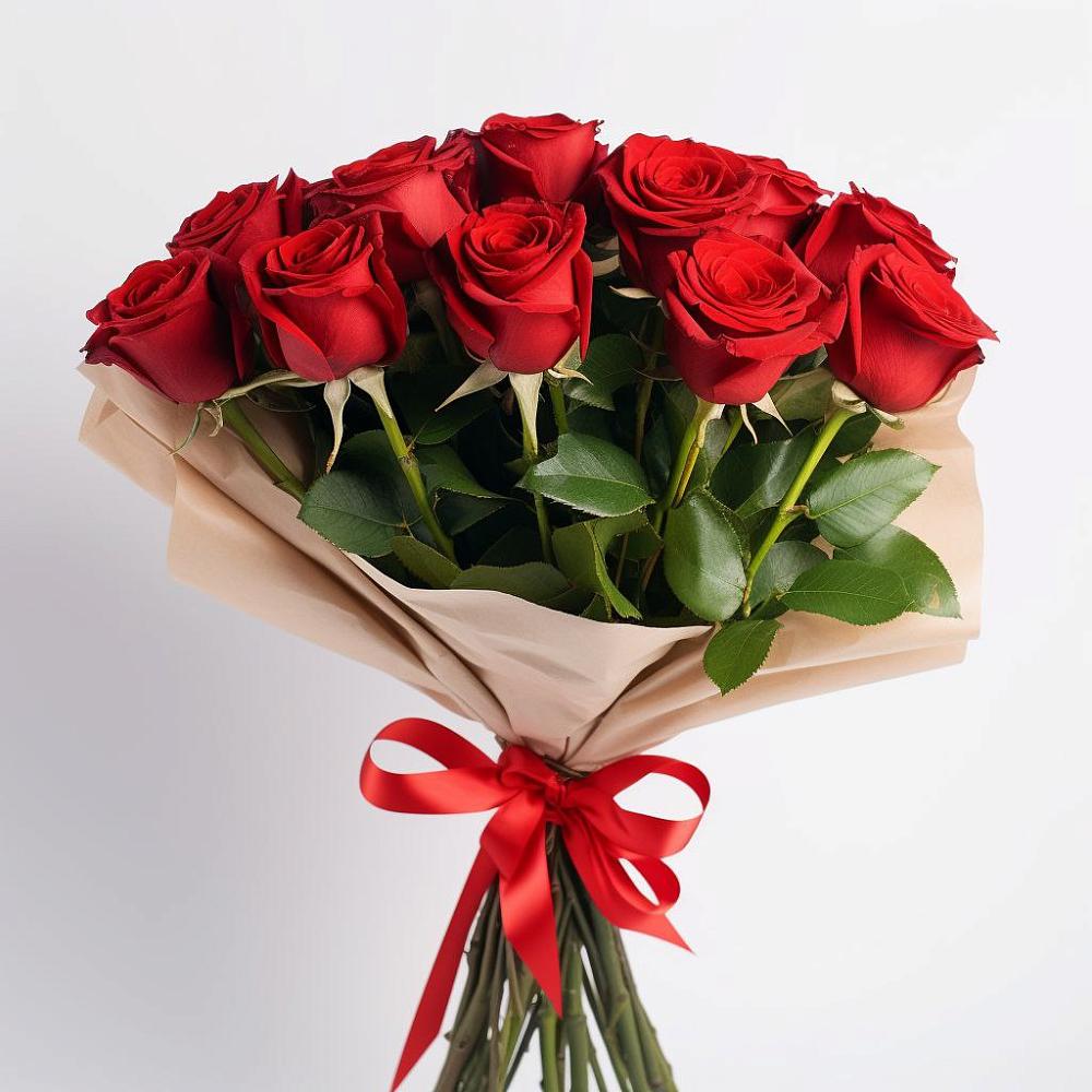 Букет 11 Красных роз Эдлесс Лав в Темнолесской