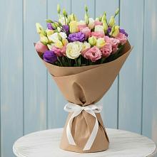 Букет цветов из:  Лизиантусы в Темнолесской