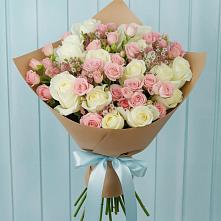 Букет цветов из:  Розы в Темнолесской